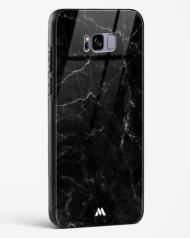Marquina Black Marble Glass Case Phone Cover (Samsung)