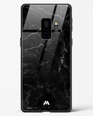 Marquina Black Marble Glass Case Phone Cover (Samsung)
