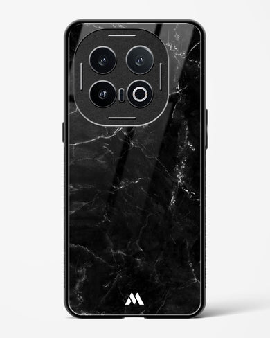 Marquina Black Marble Glass Case Phone Cover (Vivo)