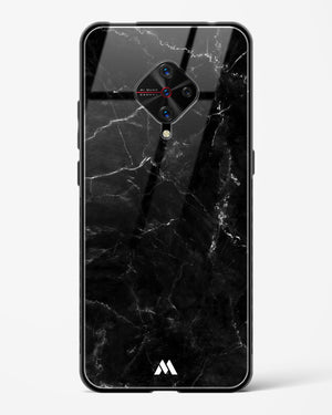 Marquina Black Marble Glass Case Phone Cover (Vivo)