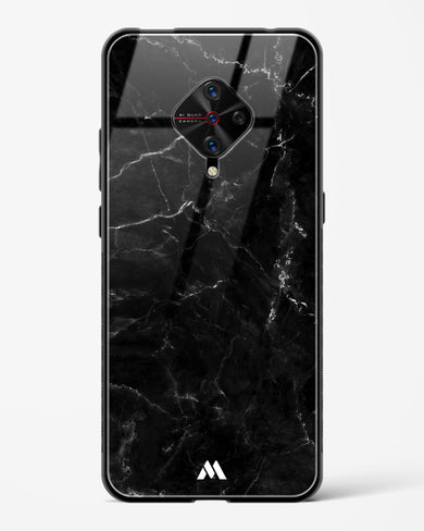 Marquina Black Marble Glass Case Phone Cover (Vivo)