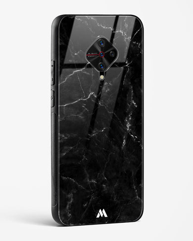 Marquina Black Marble Glass Case Phone Cover (Vivo)