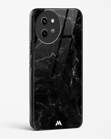 Marquina Black Marble Glass Case Phone Cover (Vivo)