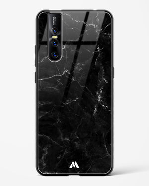Marquina Black Marble Glass Case Phone Cover (Vivo)