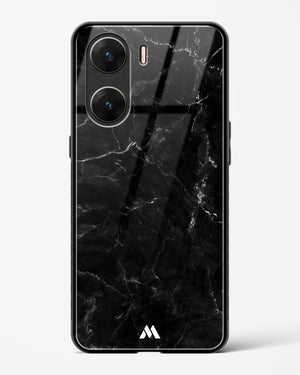 Marquina Black Marble Glass Case Phone Cover (Vivo)