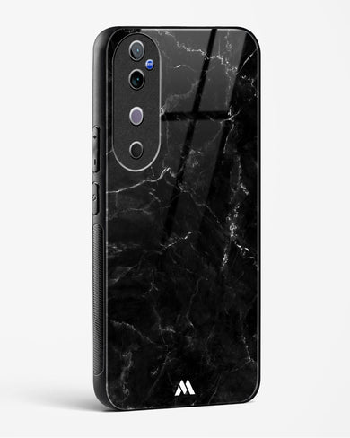 Marquina Black Marble Glass Case Phone Cover (Vivo)