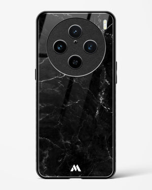 Marquina Black Marble Glass Case Phone Cover (Vivo)