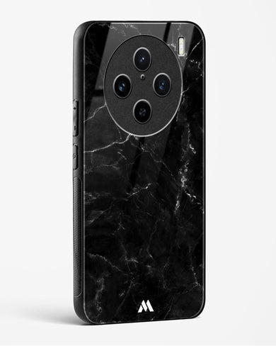 Marquina Black Marble Glass Case Phone Cover (Vivo)
