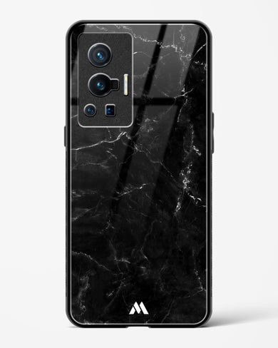 Marquina Black Marble Glass Case Phone Cover (Vivo)