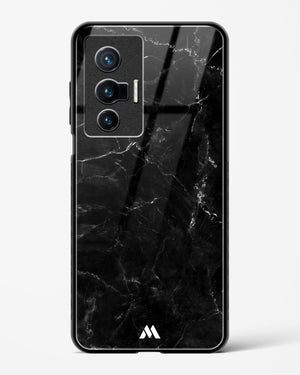Marquina Black Marble Glass Case Phone Cover (Vivo)