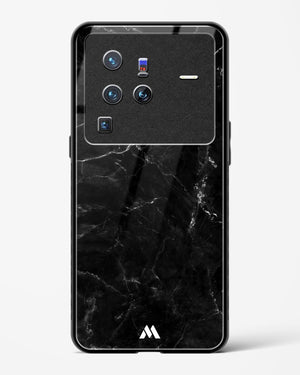 Marquina Black Marble Glass Case Phone Cover (Vivo)