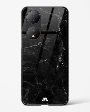 Marquina Black Marble Glass Case Phone Cover (Vivo)