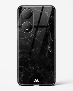 Marquina Black Marble Glass Case Phone Cover (Vivo)