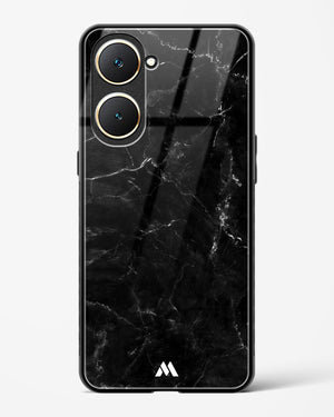 Marquina Black Marble Glass Case Phone Cover (Vivo)