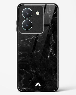 Marquina Black Marble Glass Case Phone Cover (Vivo)