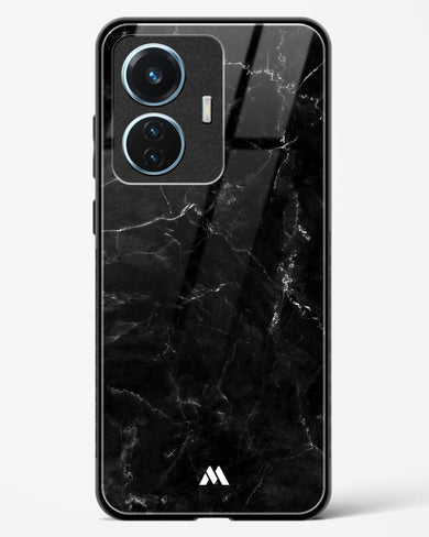Marquina Black Marble Glass Case Phone Cover (Vivo)