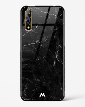 Marquina Black Marble Glass Case Phone Cover-(Vivo)