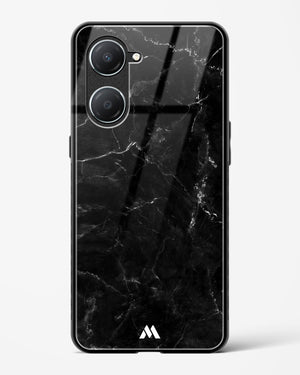 Marquina Black Marble Glass Case Phone Cover (Vivo)