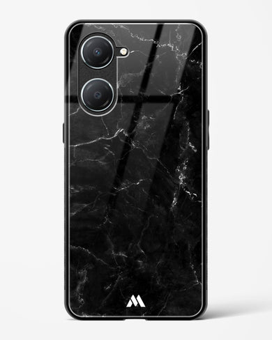 Marquina Black Marble Glass Case Phone Cover (Vivo)