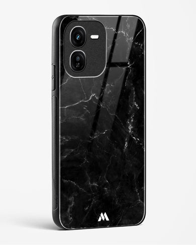 Marquina Black Marble Glass Case Phone Cover (Vivo)