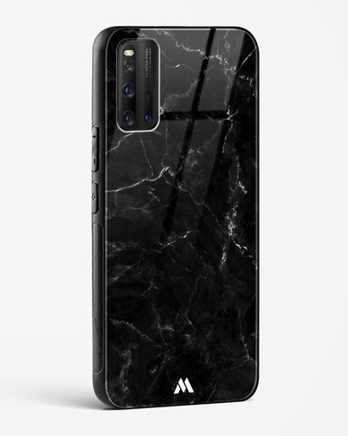 Marquina Black Marble Glass Case Phone Cover (Vivo)