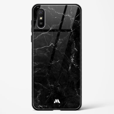 Marquina Black Marble Glass Case Phone Cover-(Xiaomi)