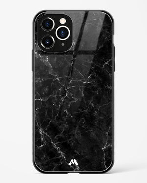 Portoro Black Marble Glass Case Phone Cover (Apple)