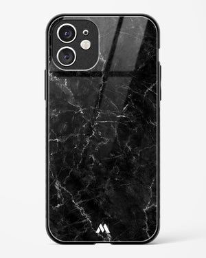 Portoro Black Marble Glass Case Phone Cover (Apple)