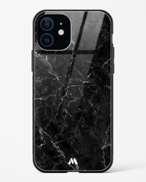 Portoro Black Marble Glass Case Phone Cover (Apple)