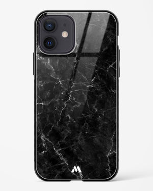 Portoro Black Marble Glass Case Phone Cover (Apple)