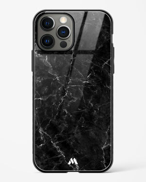 Portoro Black Marble Glass Case Phone Cover (Apple)