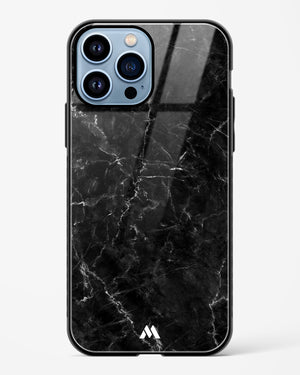Portoro Black Marble Glass Case Phone Cover (Apple)
