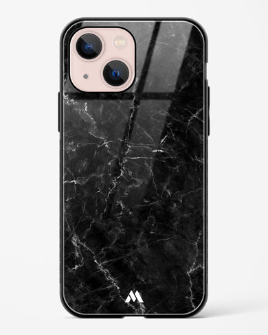 Portoro Black Marble Glass Case Phone Cover (Apple)