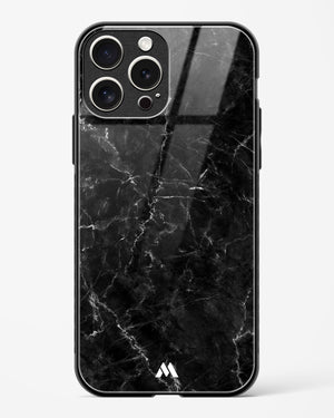 Portoro Black Marble Glass Case Phone Cover (Apple)