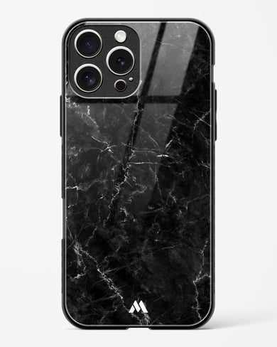 Portoro Black Marble Glass Case Phone Cover (Apple)