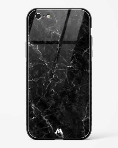 Portoro Black Marble Glass Case Phone Cover (Apple)