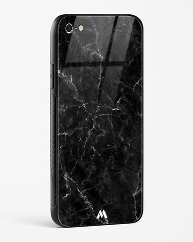 Portoro Black Marble Glass Case Phone Cover (Apple)