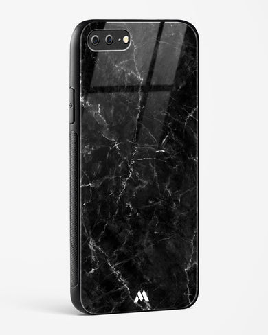 Portoro Black Marble Glass Case Phone Cover (Apple)