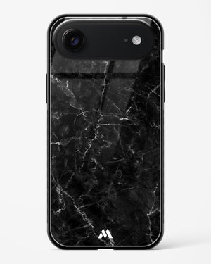 Portoro Black Marble Glass Case Phone Cover (Apple)