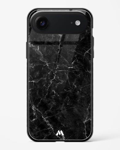 Portoro Black Marble Glass Case Phone Cover (Apple)