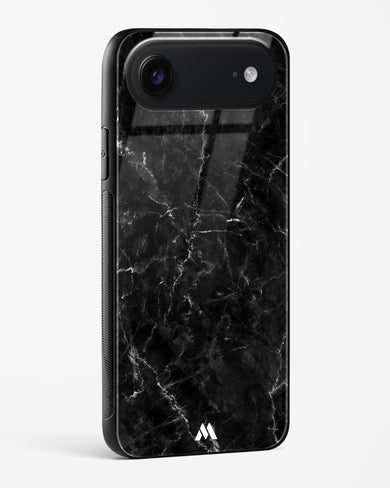 Portoro Black Marble Glass Case Phone Cover (Apple)