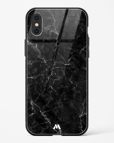 Portoro Black Marble Glass Case Phone Cover (Apple)