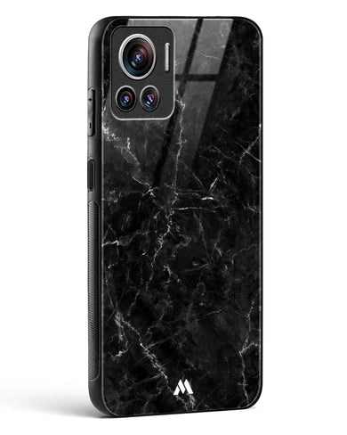 Portoro Black Marble Glass Case Phone Cover (Motorola)