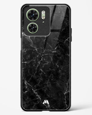 Portoro Black Marble Glass Case Phone Cover (Motorola)