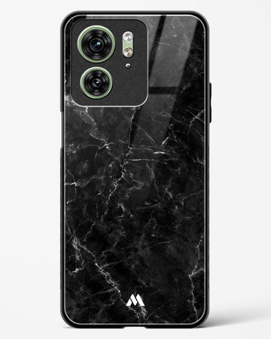 Portoro Black Marble Glass Case Phone Cover (Motorola)