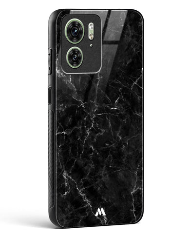Portoro Black Marble Glass Case Phone Cover (Motorola)