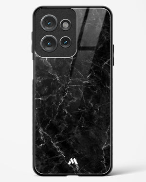 Portoro Black Marble Glass Case Phone Cover (Motorola)