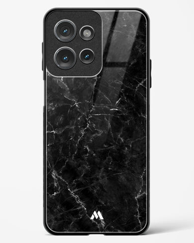 Portoro Black Marble Glass Case Phone Cover (Motorola)
