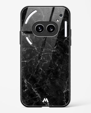 Portoro Black Marble Glass Case Phone Cover (Nothing)