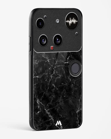 Portoro Black Marble Glass Case Phone Cover (Nothing)